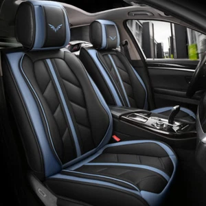 Juego completo de fundas de asiento de coche delanteras traseras de cuero para Honda Accord - Imagen 1 de 8
