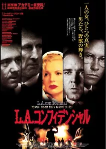 L.A. VERTRAULICH - Russell Crowe Original Japanisches Mini Poster Chirashi - Bild 1 von 3