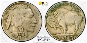 1915-D XF40 PCGS Gold Shield Buffalo Nickel - Picture 1 of 4