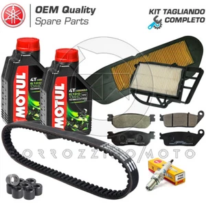KIT TAGLIANDO YAMAHA X-MAX XMAX 250 2010-2016 OLIO MOTUL PASTIGLIE CINGHIA RULLI - Foto 1 di 2