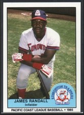 James Randall 1985 Cramer Edmonton Trappers #10 California Angels  #2