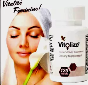 Forever Vitolize Women 120Tab-2Pc-Vitamin B12-C-D-E-Folic Acid-Iron-Immunity NEW - Picture 1 of 5