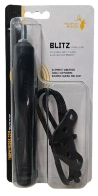 Trophy Ridge Blitz Estabilizador de Arco con Eslinga de Muñeca Montaje de Cuero (T42) Nuevo Foto 1 de 2