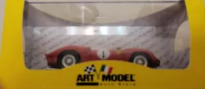 Ferrari 246 Sp #1 2Nd 3 Hours Daytona 1962 Hill Rodríguez Arte Rojo MODELO 1:43 - Imagen 1 de 3