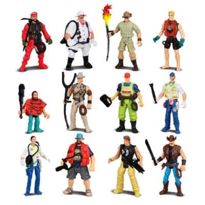 12x Cazador Doctor Enfermera Buzo Bomberos Soldado Salvaje Figuras de Acción Juego Juguetes Foto 1 de 4