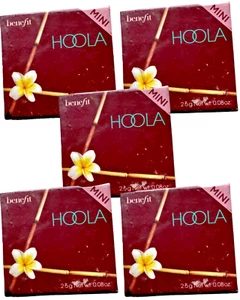 (5 Pack) Benefit Hoola Matte Bronzer Mini Pressed Bronzing Powder Natural - Picture 1 of 3