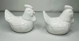Salero y pimentero blanco gallo pollo The Country Collection - Imagen 1 de 4