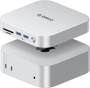 ORICO MiniLink 40Gbps USB Hub Compatibility Mac Mini M4 7-in-1 Aluminum Dock - Bild 1 von 9