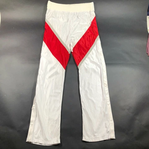 Vintage 90s UNLV Runnin Rebels Side Snaps Pull Away Satin Warm Up Pants 36 2XL Cover