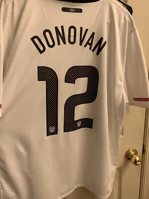 Camiseta local Nike USA USMNT fútbol local Landon Donovan #12 talla XXL rara de colección Foto 1 de 4