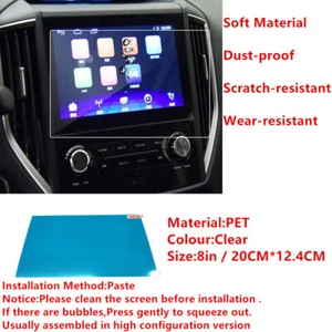 8'' For 2019-2021 Subaru Forester Ascent Crosstrek LCD Screen Protector Film PET - Imagen 1 de 9