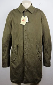 BARACUTA G10 Sateen Garment Dyed Mantel Trechcoat Khaki Gr.54-XL NEU mit ETIKETT - Bild 1 von 12