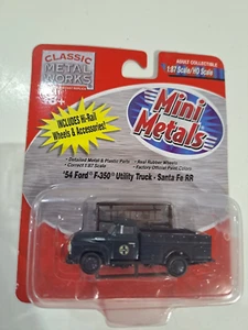 Neu in Verpackung CMW Mini Metals 30214 HO 1:87 Druckguss '54 Ford F-350 Santa Fe Utility LKW - Bild 1 von 5