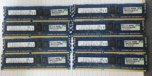 8x HP 721656-081 8GB PC3L-12800R 1Rx4 ECC REG Server Memory Modules - Picture 1 of 3