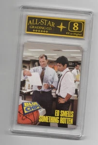 1994 SkyBox Premium Blue Chips #27 Ed Smells Something ROTTEN GRADED ALL-STAR 8 - Picture 1 of 2