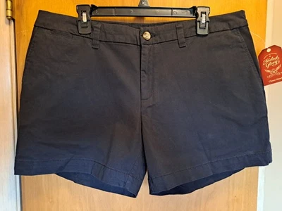 Pantalones cortos chinos negros Faded Glory para mujer. Talla 16. Nuevo con etiquetas Foto 1 de 4