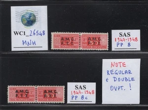 WC1_26548. TRIESTE FTT. Rara variedad de 50 liras 1947-1948 paquete postal. MNH - Imagen 1 de 1