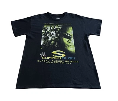Ripple Junction WWE Summerslam 2000 The Rock Graphic Short Sleeve T Shirt Size L - Image 1 of 4