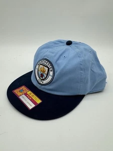 Manchester City FC Fan Ink Swingman Snapback Hat Cap Light Blue - Navy NWT - Picture 1 of 8