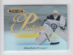 20/21 UD Stature Winnipeg Jets Mikhail Berdin Proteges Rookie RC card #P-32 - Bild 1 von 2