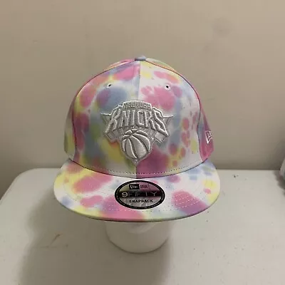 New New Era 9Fifty New York Knicks NBA Mens OSFA Tie Dye Snapback Hat