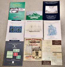 (8) Postal Civil War Autograph Auction Catalogs / Siegel - Frajola / CV Tools
