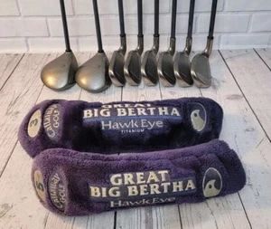 Callaway Hawk Eye Tungsten Injected Titanium Iron Set 5-PW, 3,5 Wood RH - Picture 1 of 22
