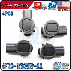 NEW 4F2315K859AA 4PCS Bumper Backup Parking Sensor FITS For Ford 4F23-15K859-AA - Bild 1 von 11