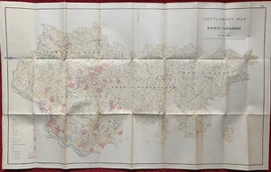 Survey of India Map Uttar Pradesh 1873 Rare - Picture 1 of 2