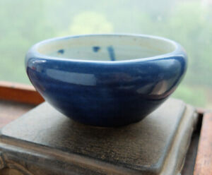 Genuine CHINA Qing Dynasty Dao Guang Ancient Blue Gaze Porcelain Incense Burners
