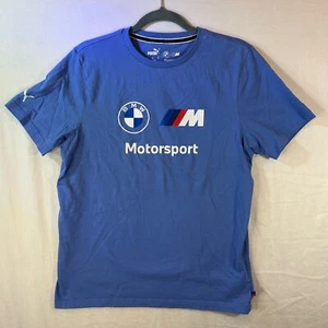 Puma BMW Motorsport Shirt Herren Medium Graphic Logo Tee Racing Blau M Serie Auto - Bild 1 von 13