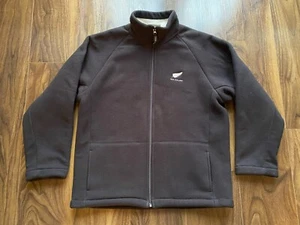 New Zealand All Blacks XL Men’s Polar Fleece Full Zip Black BNWOT RRP £79 - Picture 1 of 10