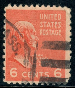 USA - 1938 - Presidential Issue - John Quincy Adams - 6¢ - #3271 - Picture 1 of 1