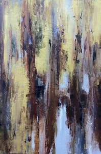 Large ABSTRACT ORIGINAL PAINTING On 91 x 60cm Canvas. Acrylic Art by Diane Plant - Picture 1 of 16
