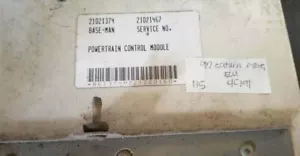 21021374 Saturn S-Series 1992 pcm ecu ecm computer - Picture 1 of 4