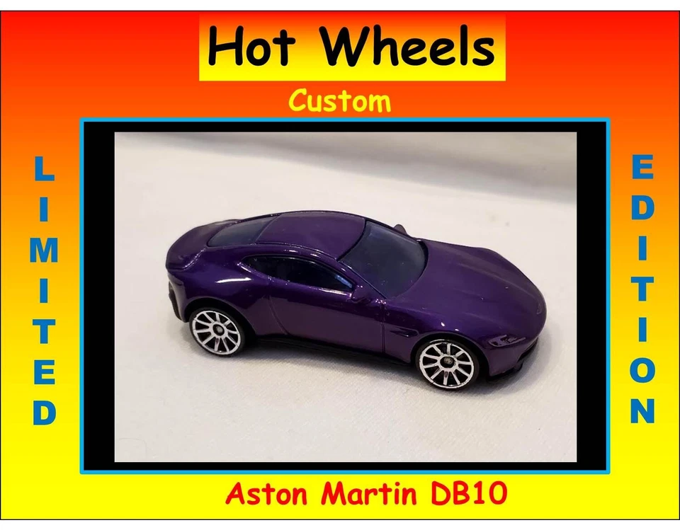 Aston Martin DB10 personalizado púrpura Hot Wheels Foto 1 de 1