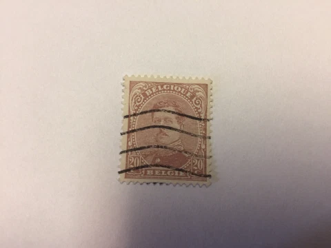 Belgium Vintage Rare Stamp Cover