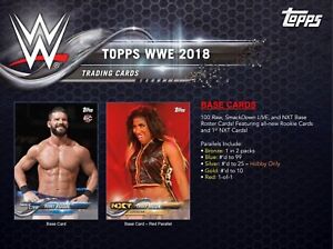 2018 Topps WWE Base Cards Pick from list complete set Buy 2 Get 3 Free