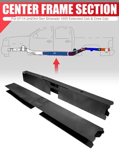 Center Frame Section for 07-14 2nd/3rd Gen Silverado 1500 Extended Cab&Crew Cab - Picture 1 of 20
