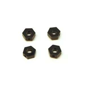 STRC STRT8269BK aluminum Wheel Hex Adapt (4) TRX-4 Black - Picture 1 of 1