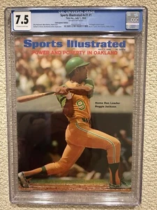 Sports Illustrated 1969 SOFORT LIEFERBAR! Reggie Jackson FC CGC 7.5 5th Of 10 - Bild 1 von 3
