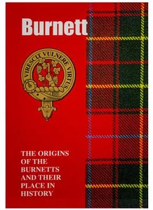 Burnett Ancestry Scottish Origins of the Clan History Booklet Scottish Gift - Imagen 1 de 2