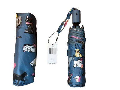 CAT'S MEOW Umbrella Auto Open Close NWT Vera Bradley - Image 1 of 4