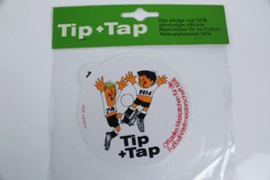 Tip+Tap Sticker Fußball FIFA WM 1974 DFB Lizensierter Original Aufkleber rund #1 - Bild 1 von 5