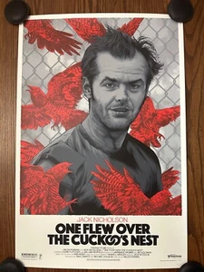 Ken Taylor Einer flog über das Kuckucksnest Ltd Filmposter Kunstdruck Brandneu in OVP Mondo - Bild 1 von 5