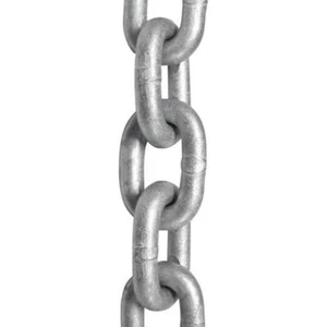 5/8" x 25 Ft Grade 30, Hot Dip Galvanized Steel Proof Coil Chain - Picture 1 of 2