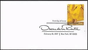 US 5173i Oscar de la Renta yellow dress BWP FDC 2017 - Picture 1 of 1