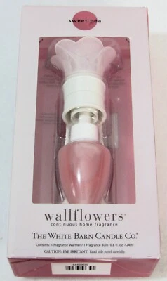 White Barn Candle Co Sweet Pea Wallflowers Home Fragrance Warmer and Bulb - Image 1 of 4