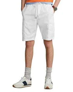 Polo Ralph Lauren Men's Slim Fit Stretch 8.5 inch Cargo Short, White, Sz 40 - Picture 1 of 4