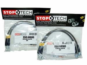 Stoptech Stainless Steel Braided Brake Lines (Front & Rear Set / 44000+44500) - Picture 1 of 1